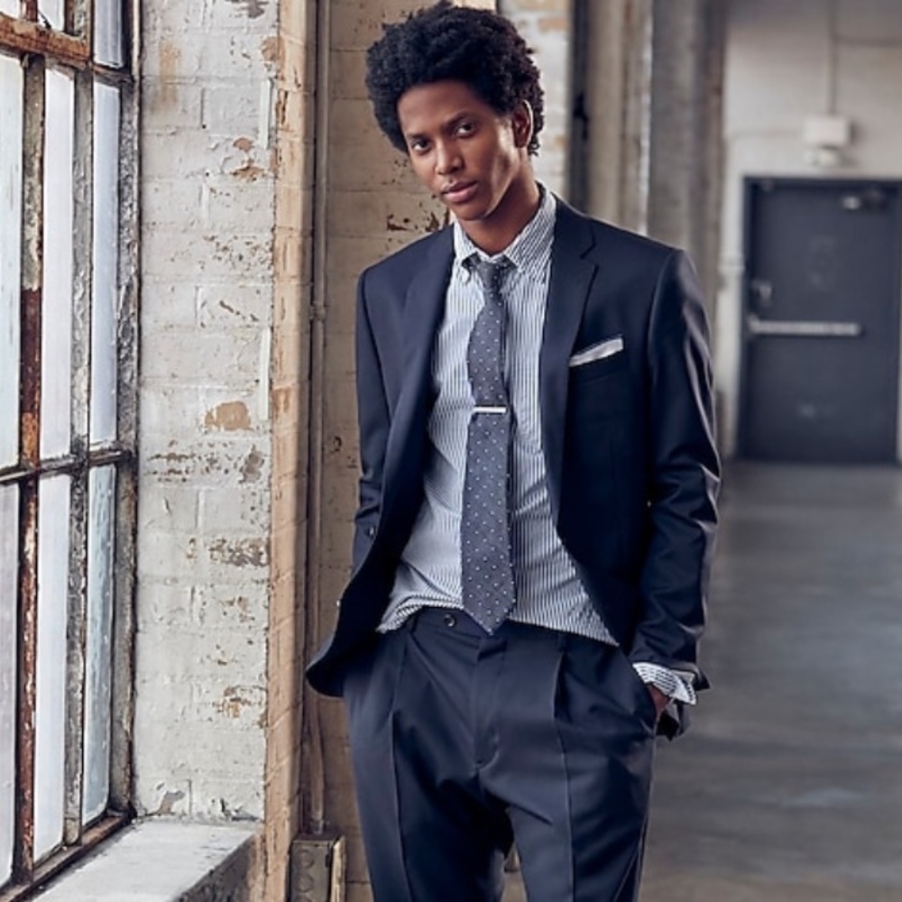 J crew Ludlow slim fit suit jacket Italian wool